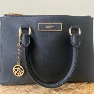 DKNY Black Saffiano Leather Handbag Brand New